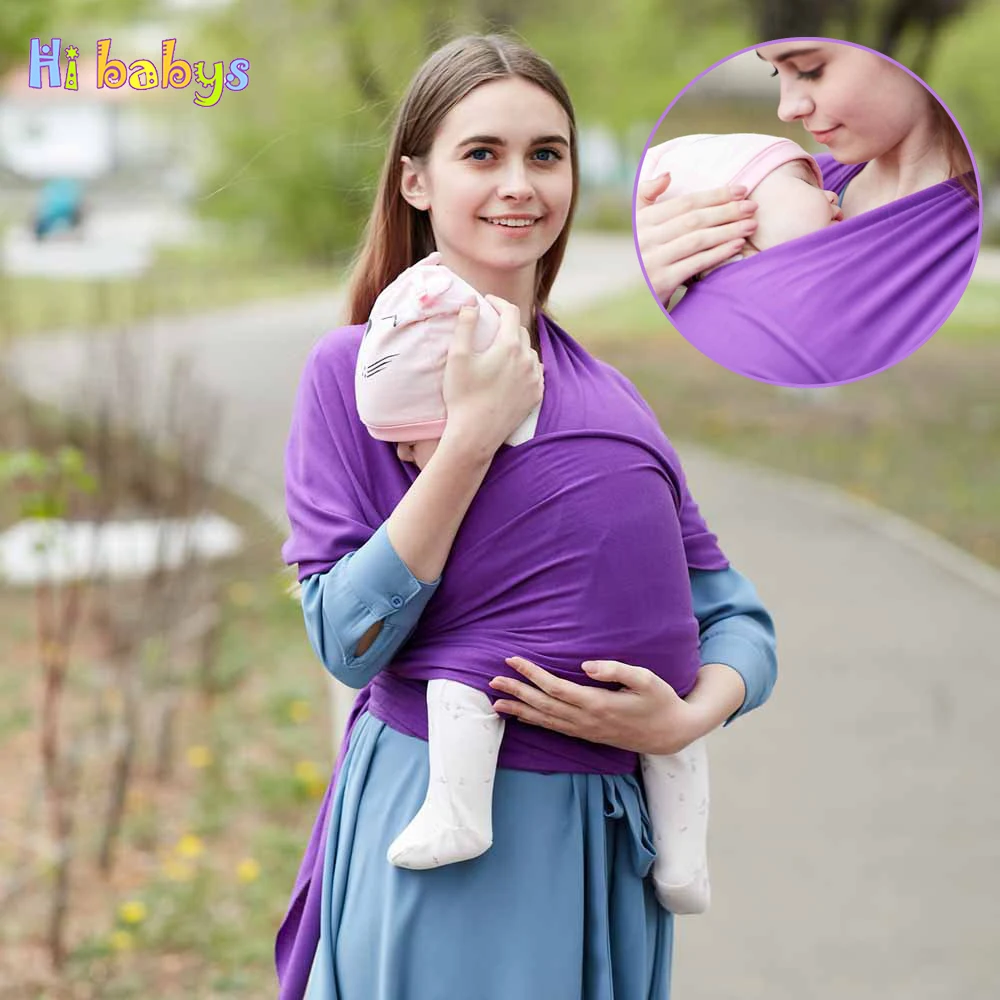 

Baby Carrier Sling For Newborns Infant Sling Soft Natural Wrap Carrier Baby Backpack Newborns Cotton Soft Nursing Cover