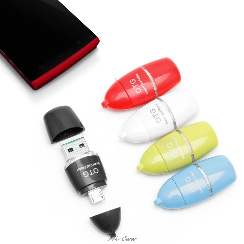 

Micro OTG USB to USB 2.0 Micro TF SD Card Reader Adapter For Table For Android Phone