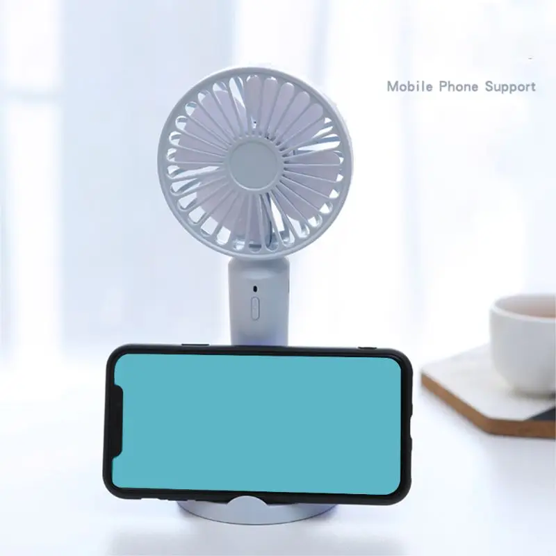 

Mini Portable USB Rechargeable Fan 3 Speed Aromatherapy Electric Fan for 3 Inch/4 Inch Mobile Phone Holder Bracket Accessories