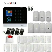SmartYIBA APP Control Wireless GSM Home font b Alarm b font System PIR font b Alarm