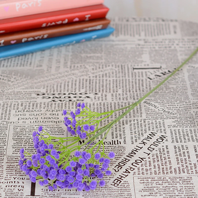 1 шт., детские украшения для дня рождения, свадебные украшения из белого шелка, искусственные цветы для домашнего декора, вечерние цветы - Цвет: purple