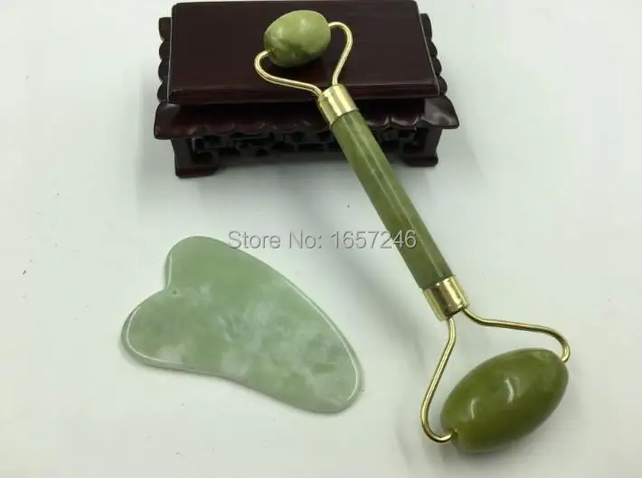 Выскабливание пластины соскабливающая доска Gua Sha массаж лица китайской медицины натуральный пластинка из яшмы инструмент для партии Вечерние подарок