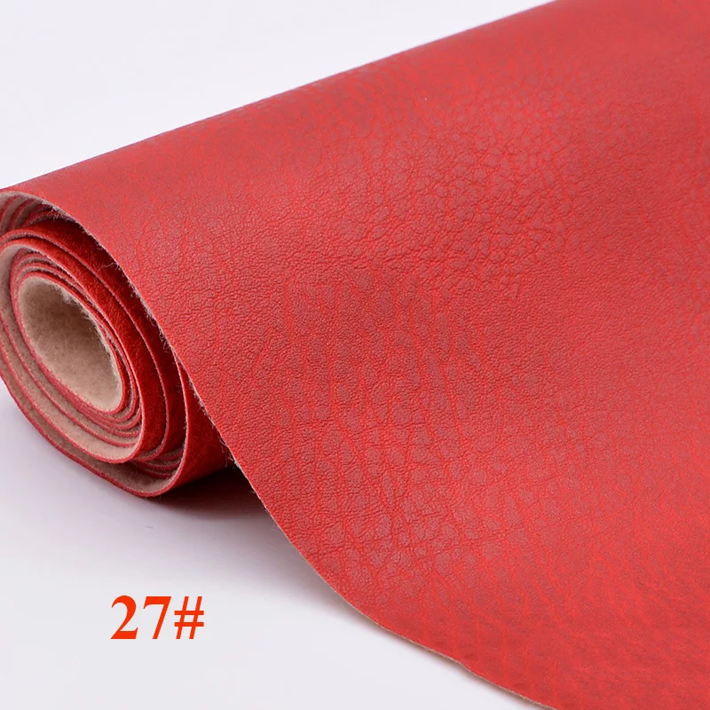 Meetee 100*138cm Faux Artificial Synthetic Leather Fabric for Sewing DIY Bag Shoes Sofa Material Home Decor Accessories - Цвет: 27