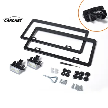 

CARCHET LED License Plate Light Frame Kit + License plate light Replace Tool Repair Kit Fit for Toyota Yaris car accessories