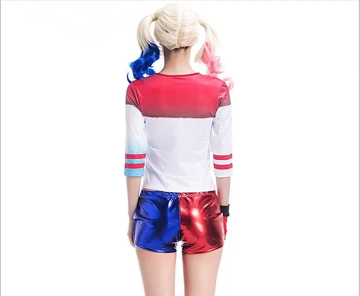 Cosplay&ware Squad Harley Quinn Costume Cosplay Full Set Fancy Outfit Halloween Clothing Adult Women Xs-xl -Outlet Maid Outfit Store