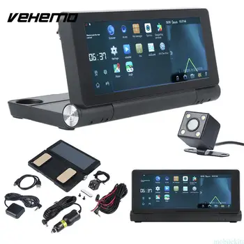 Vehemo Global Map 3G GPS Navigator G-Sensor Record HD Video Touch Screen Car DVR FM Radio WIFI