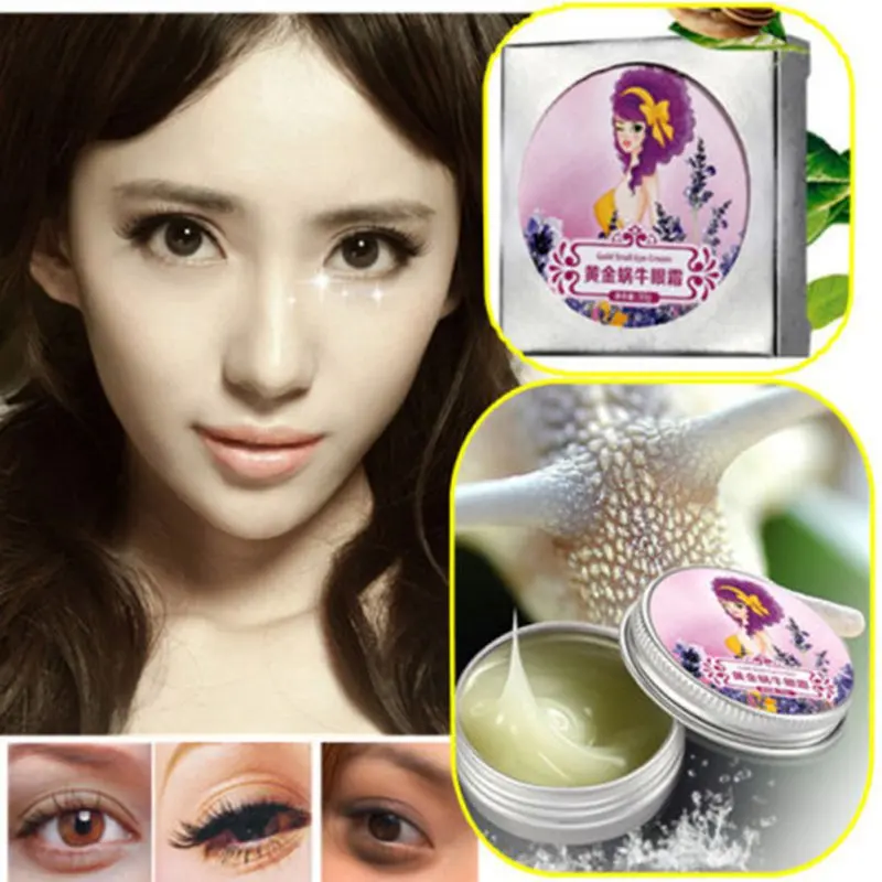 

Eye Cream AFY Gold Snail Cream Moisturizing instantly Anti-Dark Circles Anti Puffiness Wrinkles Repair Eye Cream New 2018