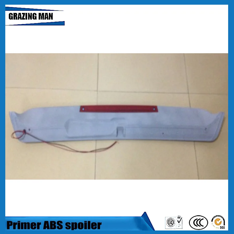 

Hot Sale ABS Primer Color Rear Spoiler For Golf 2 Spoiler With Light