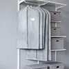 Housse de vêtements anti-poussière Portable, pour protéger la robe, le manteau, le costume, le vêtement, housse anti-poussière, sac de rangement suspendu, sacs Non tissés ► Photo 2/6