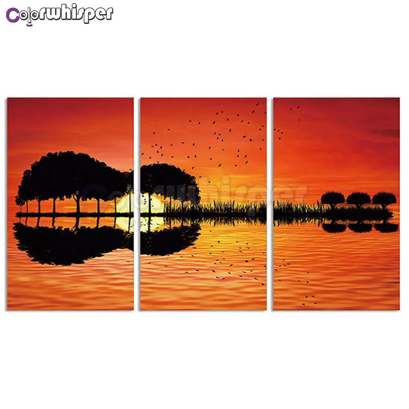 Diamond Painting Full 5D Square/Round Drill Guitar Sunset Scenery Daimond Embroidery Cross Stitch Mosaic Rhinestone Picture D006 | Дом и сад
