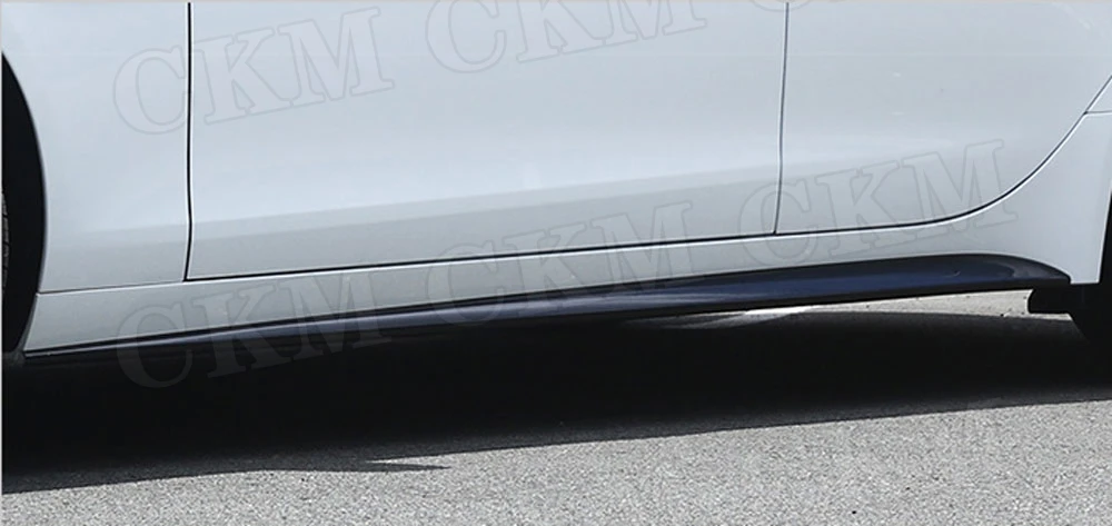 Для XE углеродного волокна/ABS боковых юбок тела для женщин комплект фартук Jaguar Седан 4-дверный- 2 шт./компл. стайлинга автомобилей
