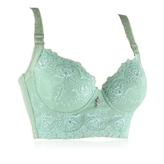 Sale Women Bra Solid Sexy Lace Decorate Women Thin Bras Upright