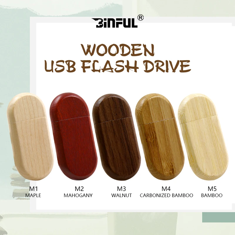 

Customize LOGO wooden + Box Personal LOGO pendrive 4GB 8GB 16GB 32GB usb Flash Drive U disk Memory stick wedding Gift