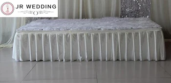 

Ice Silk Beautiful Top Grade Pleated Table Skirt