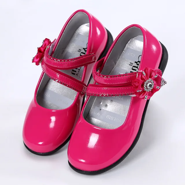Hot Spring Big Girls Shoes Fashion Princess Slip on Children Sneaker