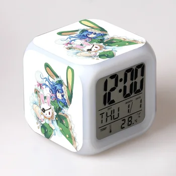 

Anime Date a Live Yoshino Seven Color Change Glowing Alarm Clock