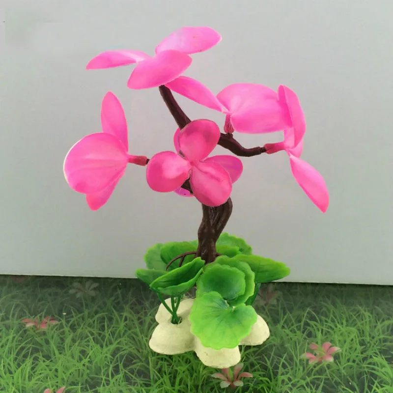 

Aquarium Flower Plants Fish Tank Accessories Decoration Algae Flower Water weeds Water Plants Supplies Background Decoration