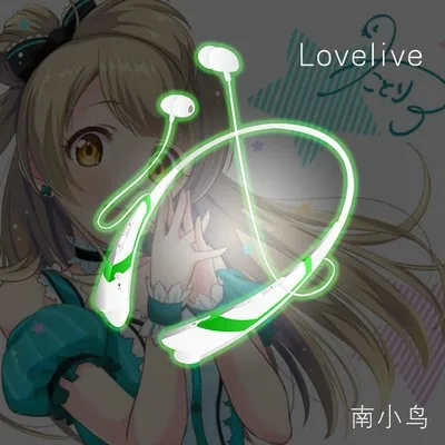 Беспроводные наушники MLLSE Hatsune Miku 2 светодиодный Bluetooth спортивные с надписью King glory