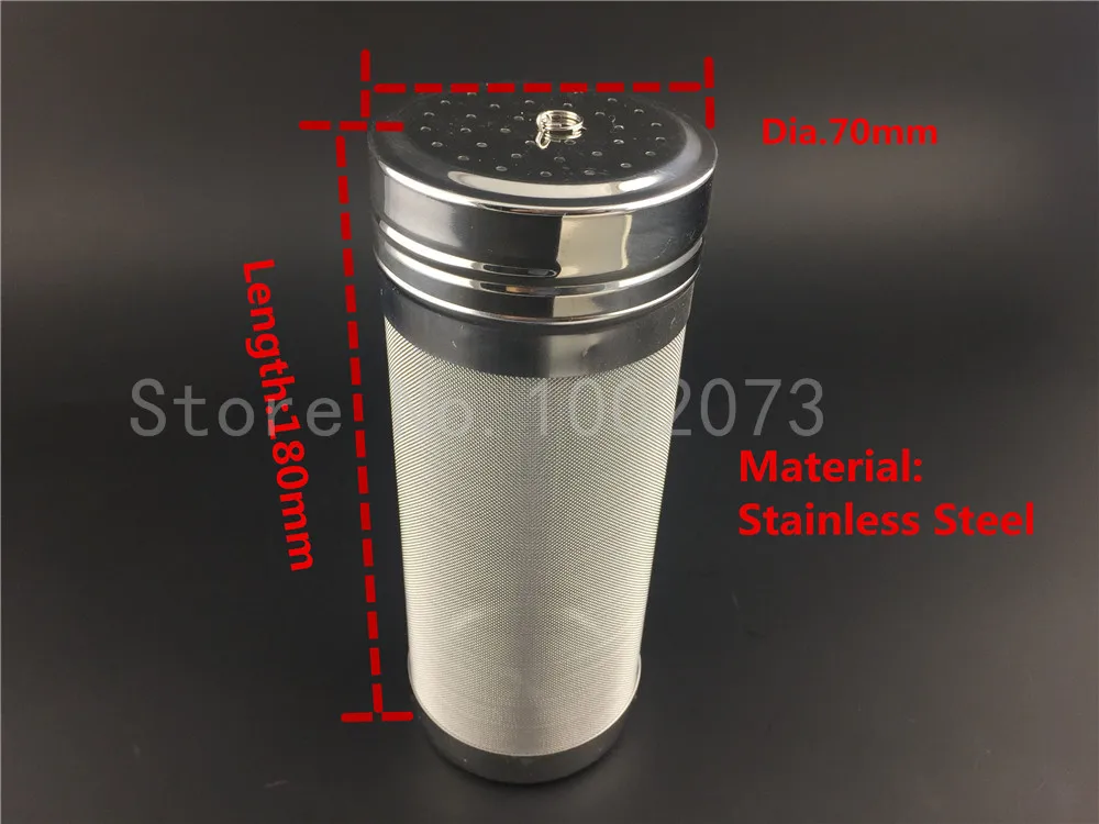 Stainless Steel Beer Hopper Filter Colanders Strainer Keg Dry Hoping Home Brew 729cm Hopper Spider Home Brew Hop Mesh Filter (6)