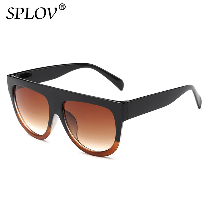

SPLOV New Fashion Oversize Sunglasses Women Brand Designer Big Frame Rivet Sun Glasses Female Gradient Eyewear Oculos De Sol