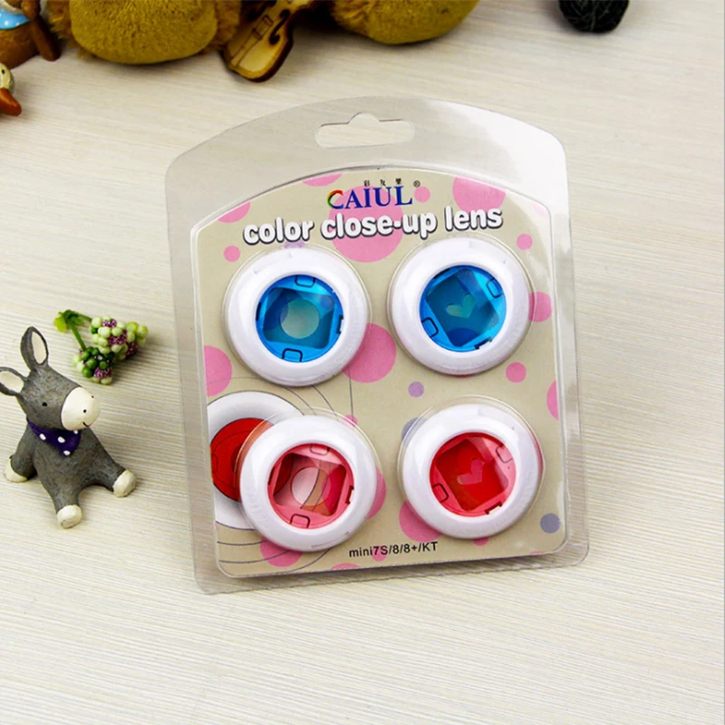 

Blue Pink Color Filter Close-up Lens Circular Heart-Shaped Special Effects For Fujifilm Instax Mini 8 9 7S Instant Film Camera