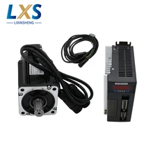 80ST-M02430 Servo Motor 220V 0.75W 3000RPM 2.4N.M Single-Phase AC Servo Motor Matched Driver With 3M Cable 80ST-M02430 Servo Motor 220V 0.75W 3000RPM 2.4N.M Single-Phase AC Servo Motor Matched Driver With 3M Cable