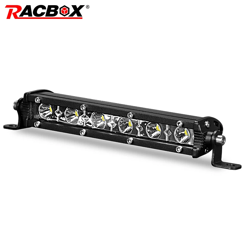 12 В 18 Вт led 7 дюймов Slim Light бар однорядные Автомобиль Мотоцикл фар ATV внедорожник DRL