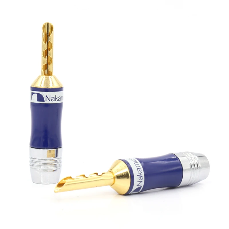 

12pcs Nakamichi 24K gold plated BFA banana plug for loundspeaker cable plug