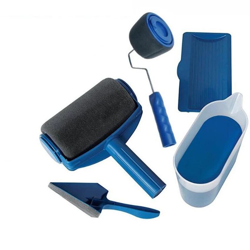 

Paint Runner Pro Roller Brush Handle Tool Flocked Edger Office Room Wall Painting Home Garden Tool Roller Paint Brush Se