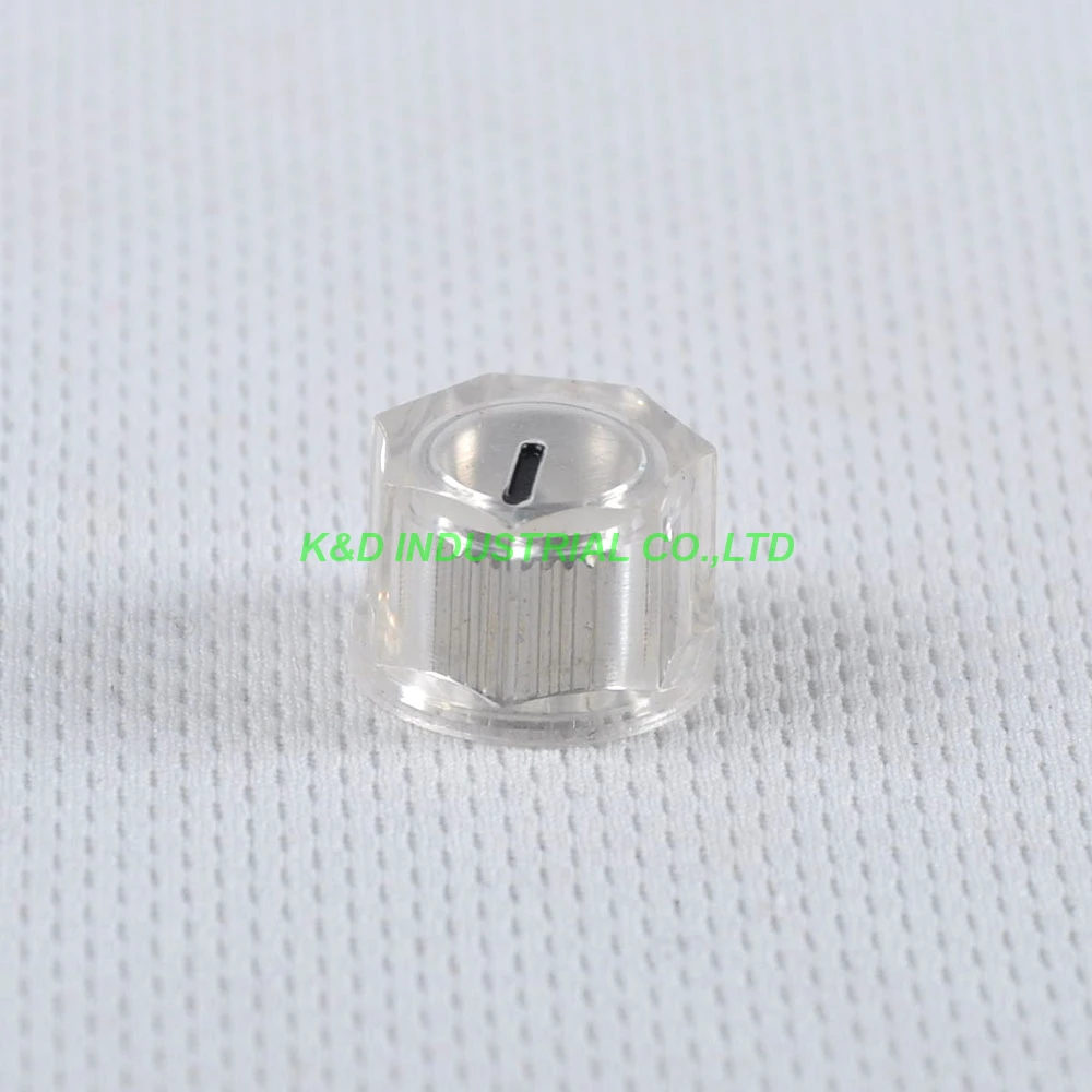 

6pcs Rotary Volume Control Plastic Potentiometer Knob Guitar Knurled Shaft Hole