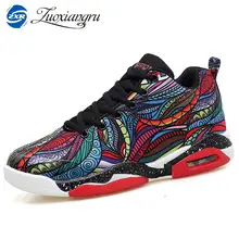 Zuoxiangru мужские высокие баскетбольные кроссовки спортивная обувь для Баскетбольная мужская кожаная Спортивная обувь