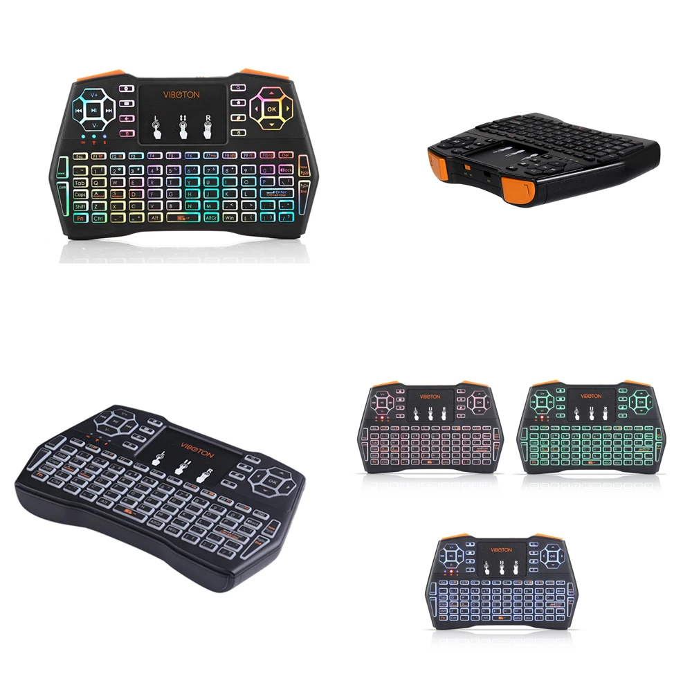 

i8plus Backlit 2.4G Wireless Keyboard Air Mouse English Russian Touchpad Handheld for Android TV BOX