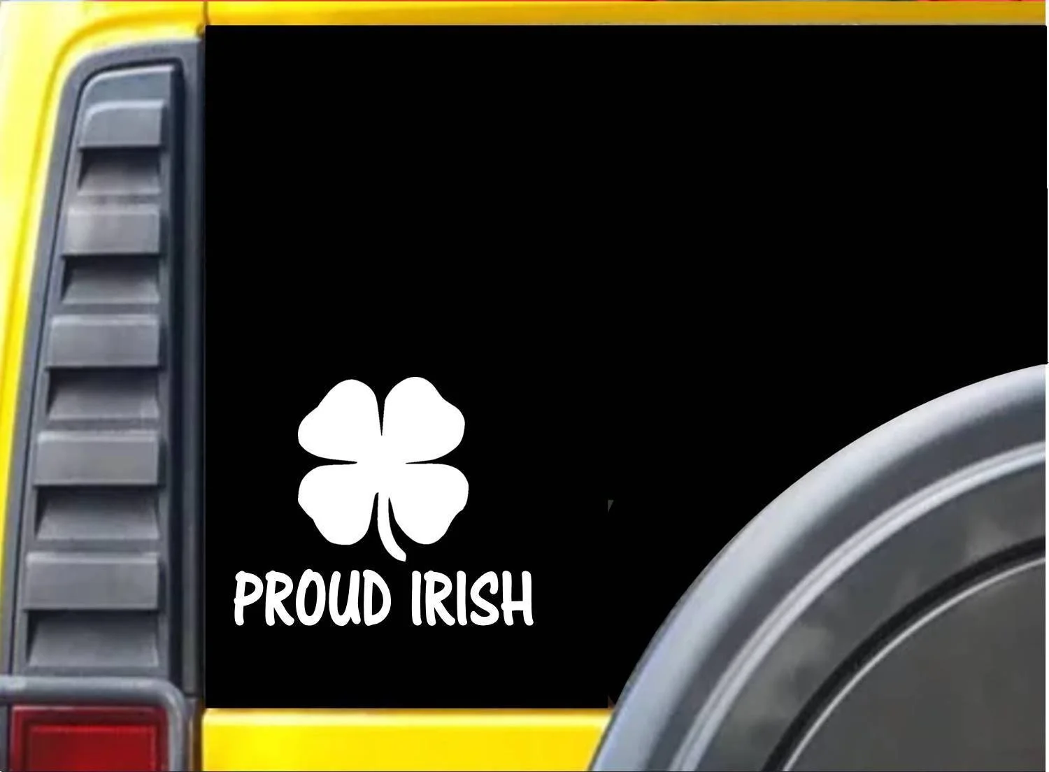 Proud Irish Sticker k234 6 inch Ireland shamrock decal window Sticker