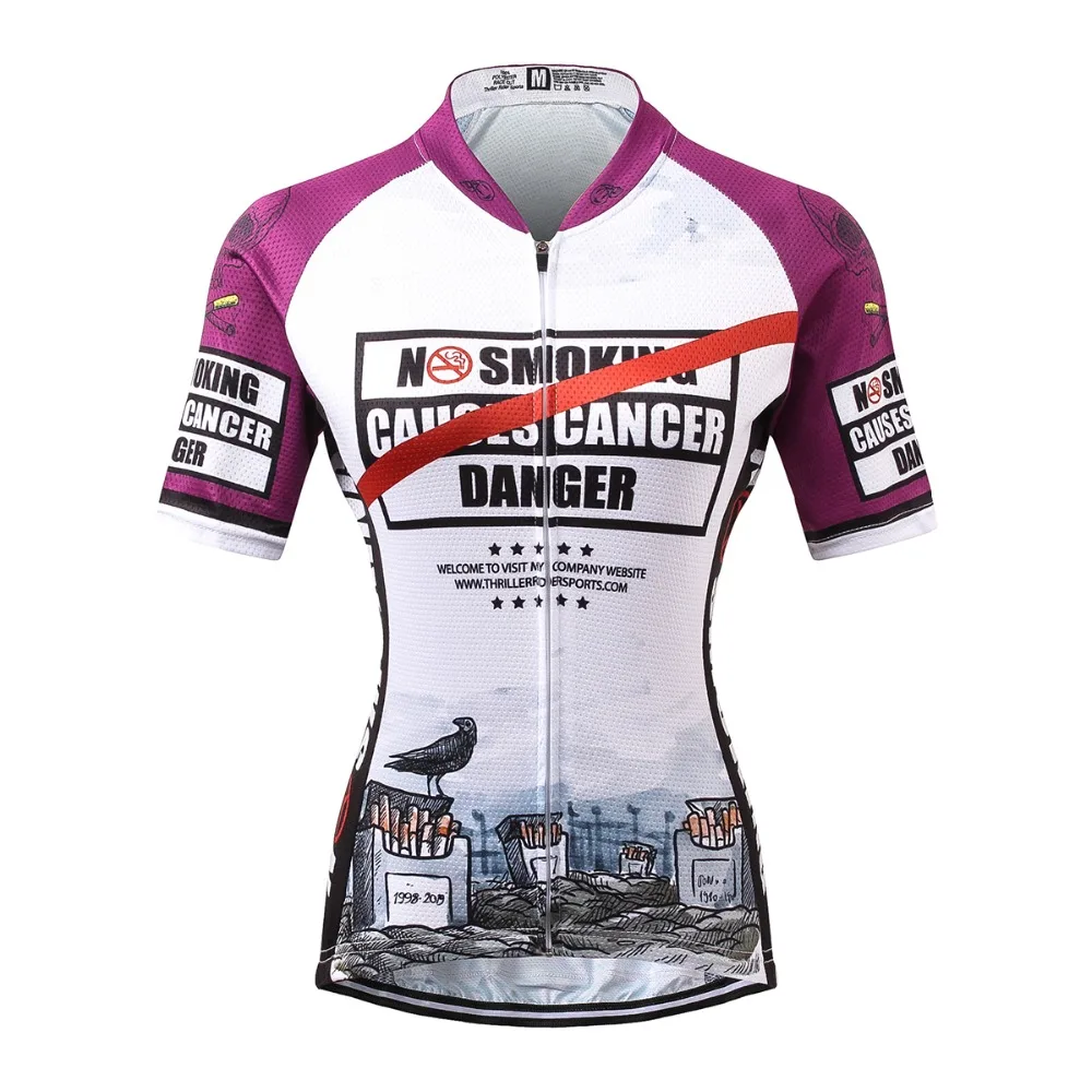 

THRILLER RIDER SPORTS TRS-W0082 Womens Cycling Jersey Cycling Clothing Bike Shirt Size S to 5XL