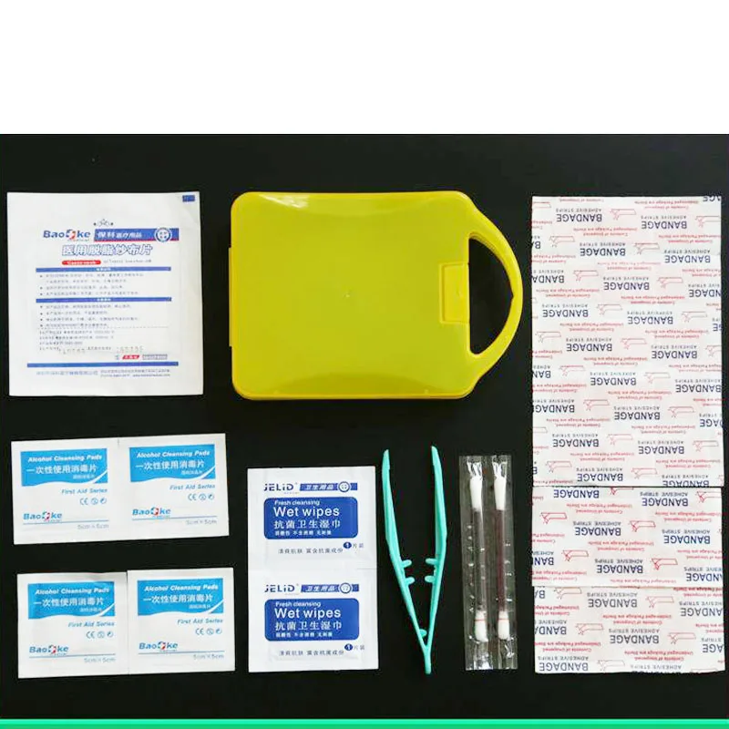 Прозрачный визуальный PP аптечка первой помощи комплект открытый Водонепроницаемый для Семья Отдых Путешествия медицинской помощи DJJB034