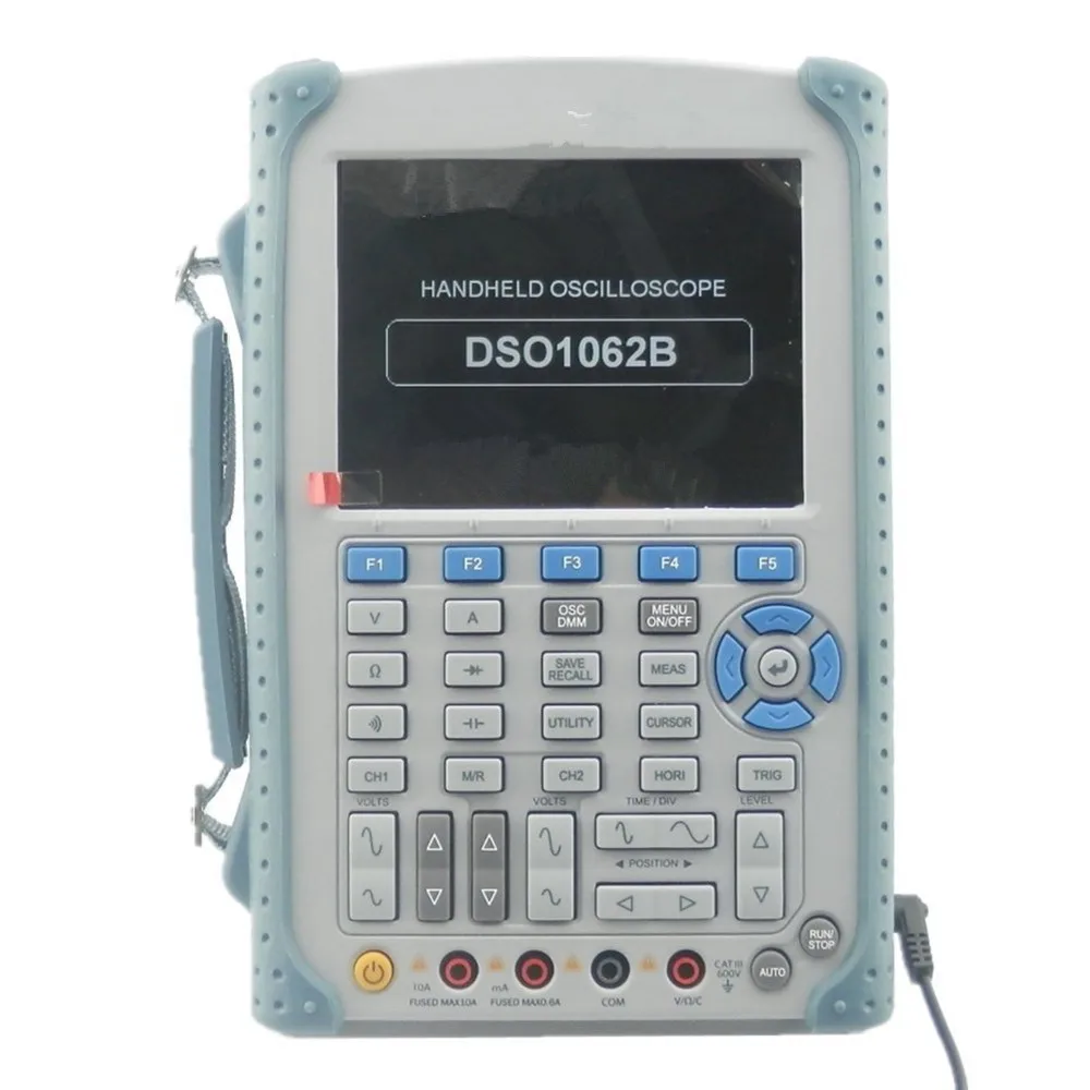 

DSO1062B Digital Handheld Oscilloscope Multimeter 2CH 60MHz 1Gsa/S sample rate 1M Memory Depth 6000 Counts DMM