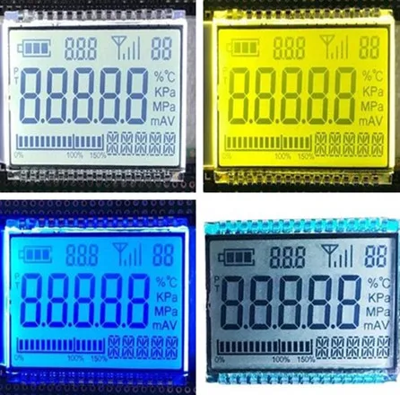 32PIN HTN положительный 5-знака после запятой сегмент ЖК-дисплей сварки Панель белый/желтый и зеленый цвета/синий Подсветка 3V