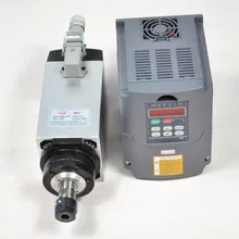 CNC пневматический шпиндель с охлаждением 4 кВт моторный шпиндель 4 подшипники для фрезерного станка и соответствующие частоты инвертор мотор регулятор скорости vfd