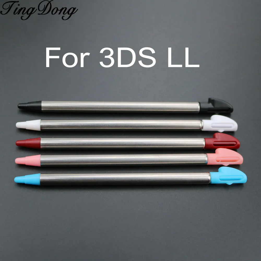 Металлический Выдвижной Стилус TingDong для Nintendo 3DS XL N3 DS LL 2 шт. Новое поступление