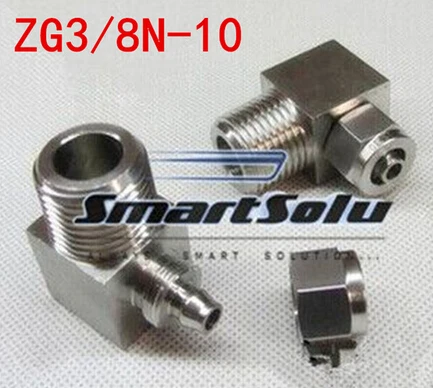 

Free shipping Terminal Stainless Steel Connector Fitting,ZG3/8N-10 Thread, Homebrew Fitting,Straight terminal fittings