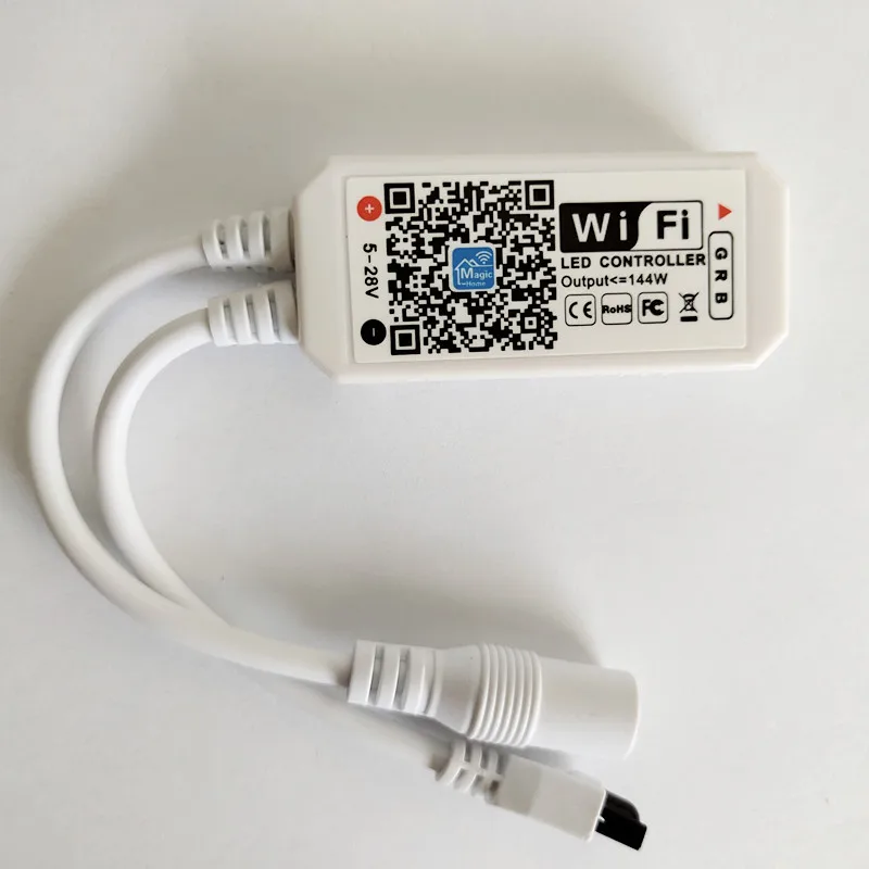 Мини контроллер RGB/RGBW с 24 клавишным дистанционным управлением Wi Fi IOS/Android