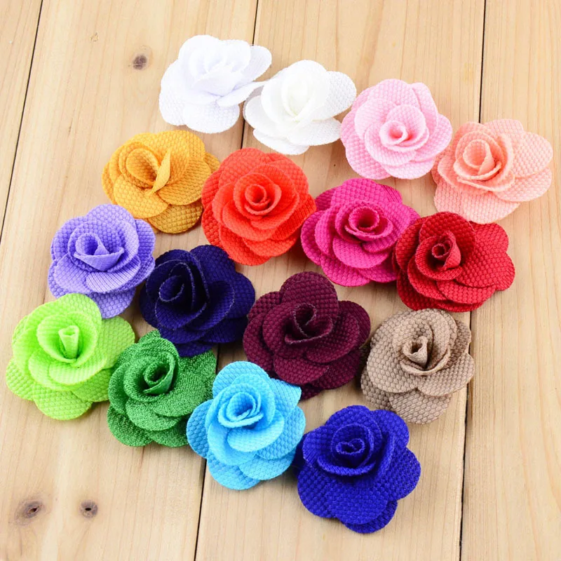 

50 pcs/lot ,4cm shabby chiffon flowers rose trim ,DIY fabric chiffon flowers 16 colors hot sale hair fashion accessories