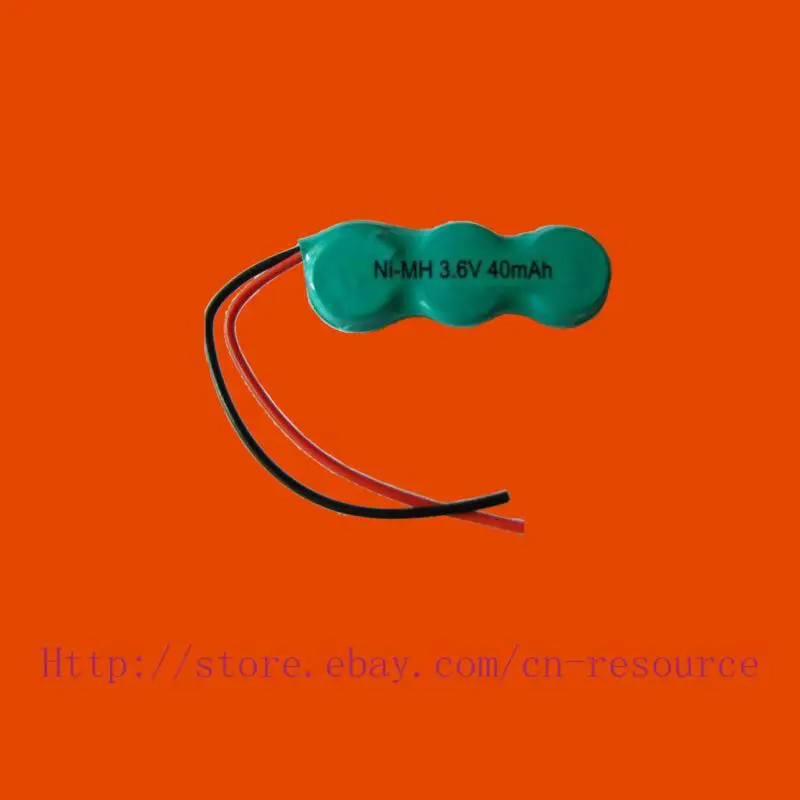 

New Ni-MH 40mAh 3.6V Rechargable Battery Cells B RTC CMOS #03