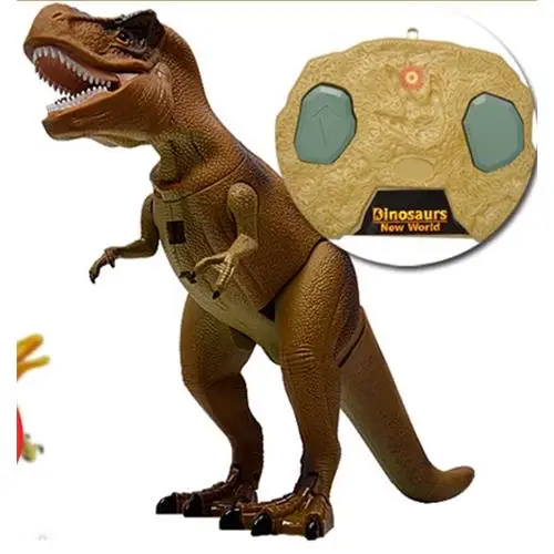 

Random Color Simulation Model Of Tyrannosaurus Rex Dinosaur Remote Control Roys Luminous Voice Children's Educational Toy