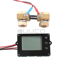Digital probador de la batería DC50V / 100A voltaje de la batería / corriente / energía / capacidad / tiempo de carga Monitor / indicador de batería 5en1 coulómetro
