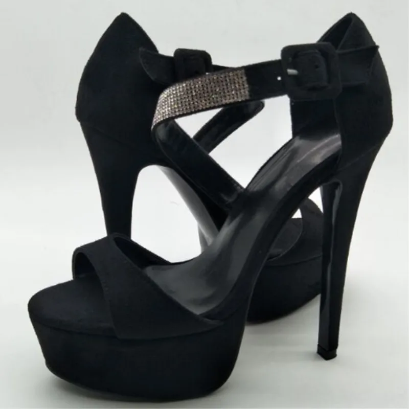 Shofoo/Новая модная обувь; ; кашемировая кожа; ткань; красивые босоножки на высоком каблуке с заклепками; женские босоножки
