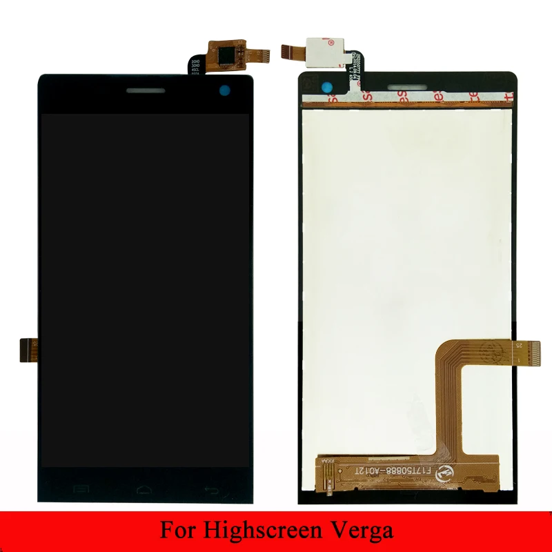 

5.0 Inch For Highscreen Verge LCD Display+Touch Screen High quality Screen Digitizer Assembly