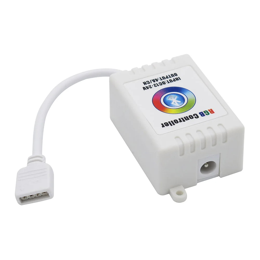 

Mini Wireless Bluetooth 4.0 RGB LED Controller DC 12V 24V Android Smartphone APP Remote Controller for 5050 2835 LED Strip Light