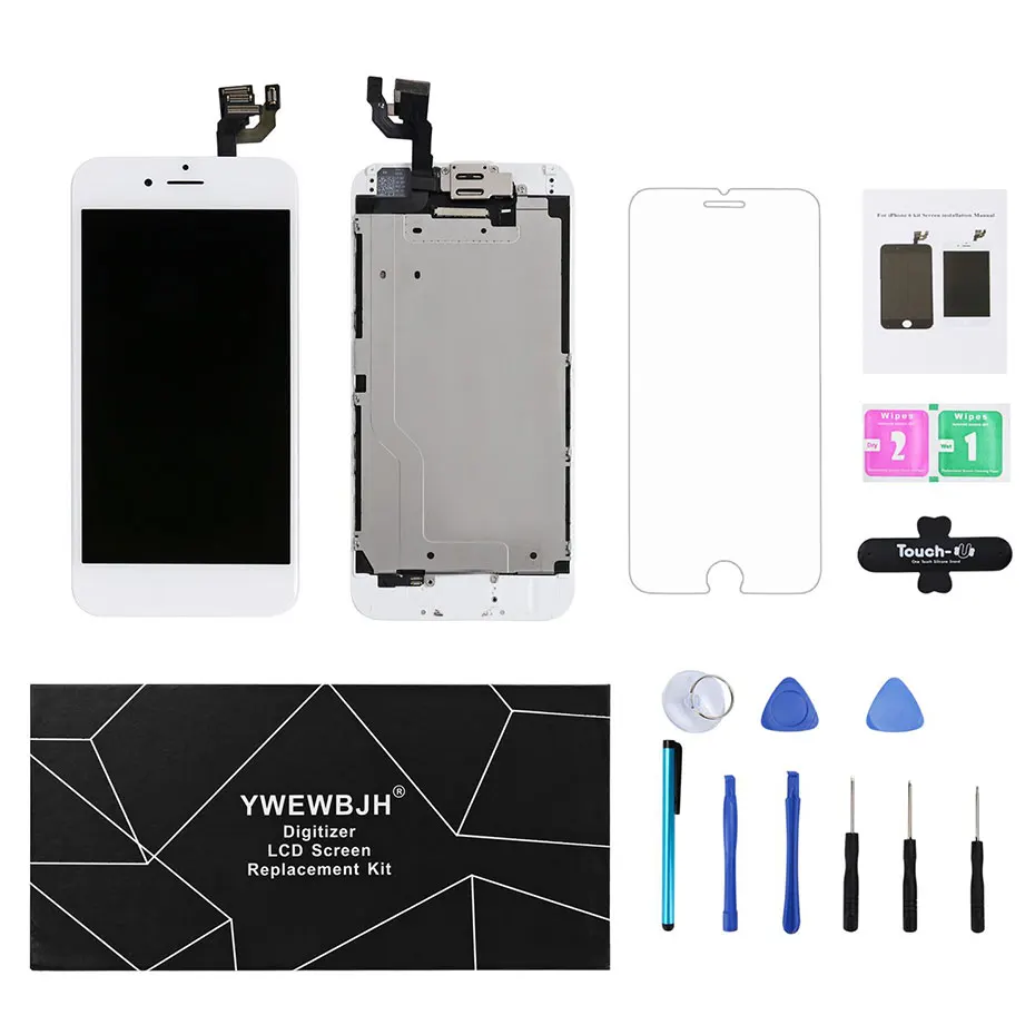 YWEWBJH класс для iPhone 6 LCD полная сборка с дигитайзером Plus Замена сенсорного экрана