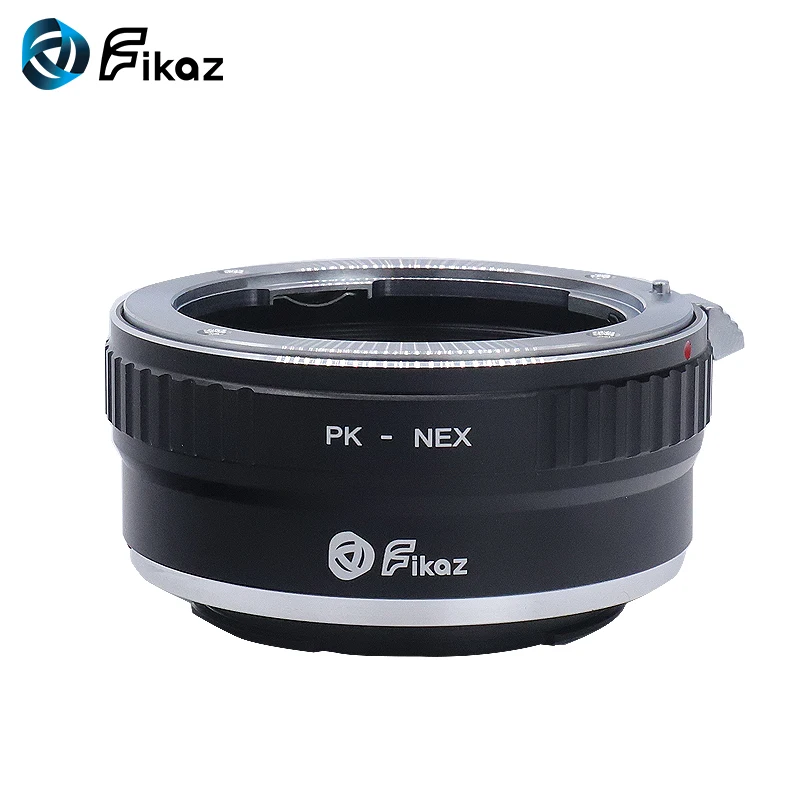Кольцо адаптер Fikaz для крепления объектива фотокамеры Pentax PK K к корпусу камеры Sony